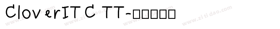 CloverITC TT字体转换